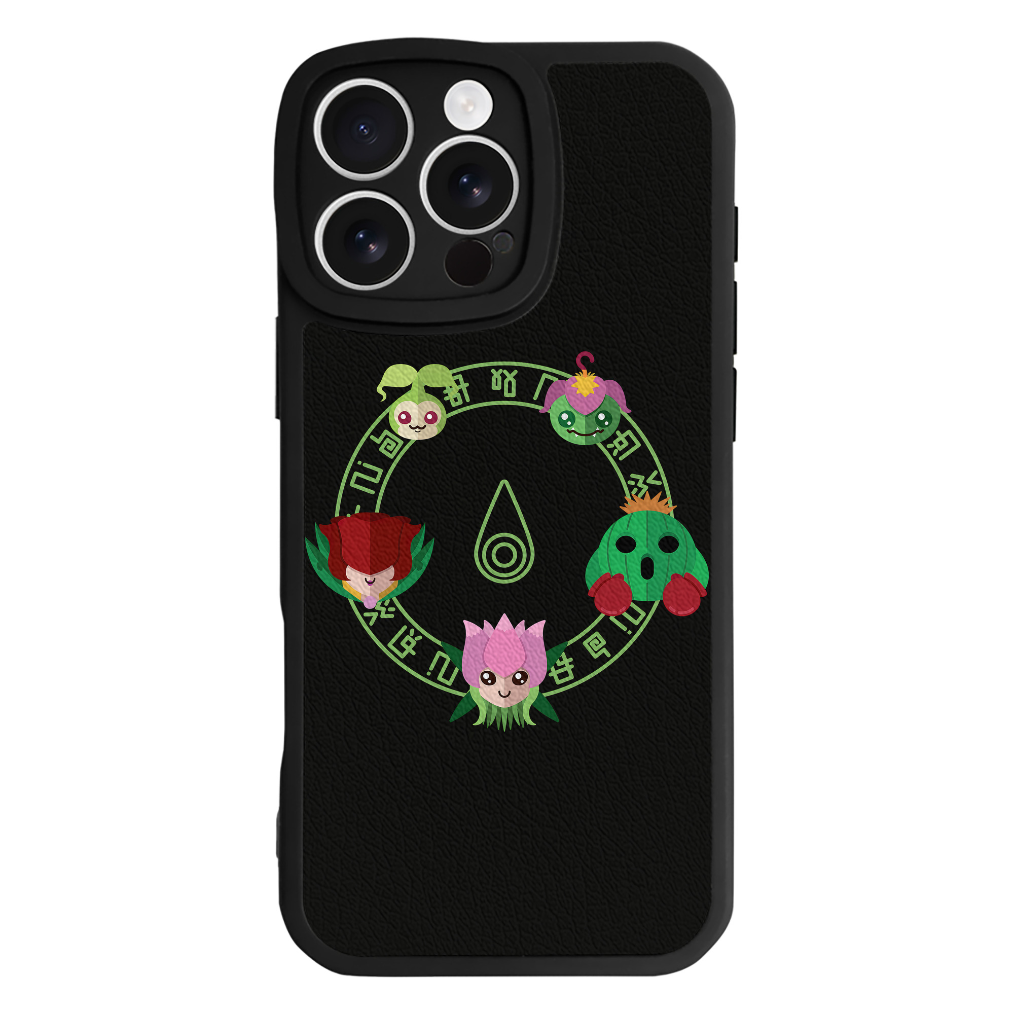 （画像用） Digimon デジタルモンスター/デジモン 【iPhone 16シリーズ対応】シリコンスマホケース（レザー調） 材質：シリコン